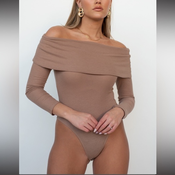 Chandler Tan bodysuit from By Egreis. Size Large. NWT - Picture 5 of 8